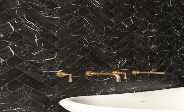 UNICOM - MARMOREA - NERO MARQUINIA 4X24 - Image 3