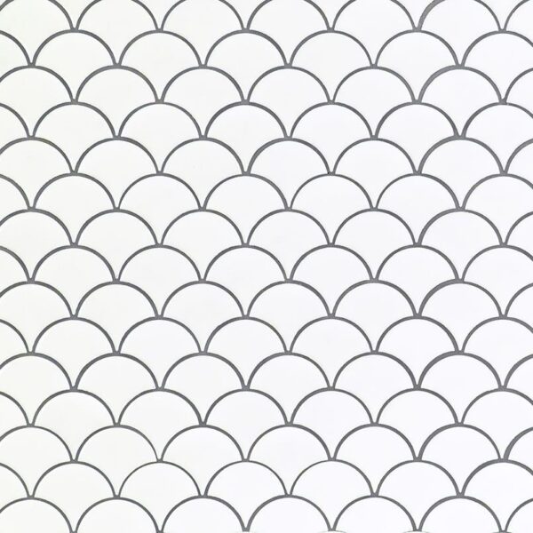 MSI – White Glossy Fish Scale Mosaic tile is available in Seattle, WA